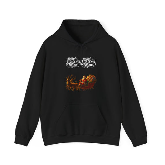 Sleigh My Name Vintage Santa Hoodie (Unisex S-5XL) in M