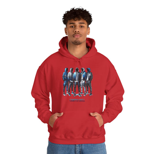 Campus Chill Hoodie – Cozy Campus Graphic Hoodie (Unisex, S–5XL) in red