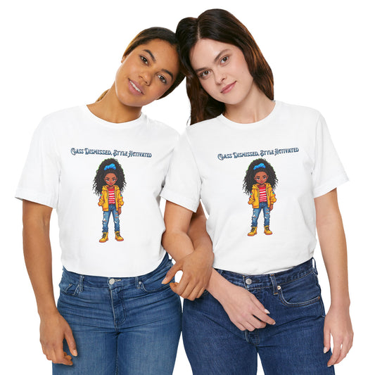 Style-Activated Campus – Street-Ready Graphic Tee (Unisex, S–5XL) in white