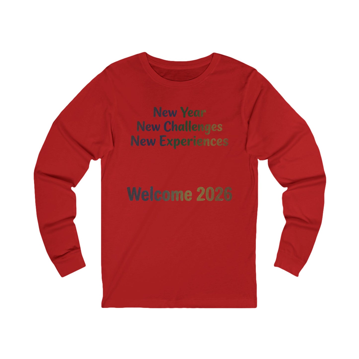 Welcome 2026 New Year Shirt in White