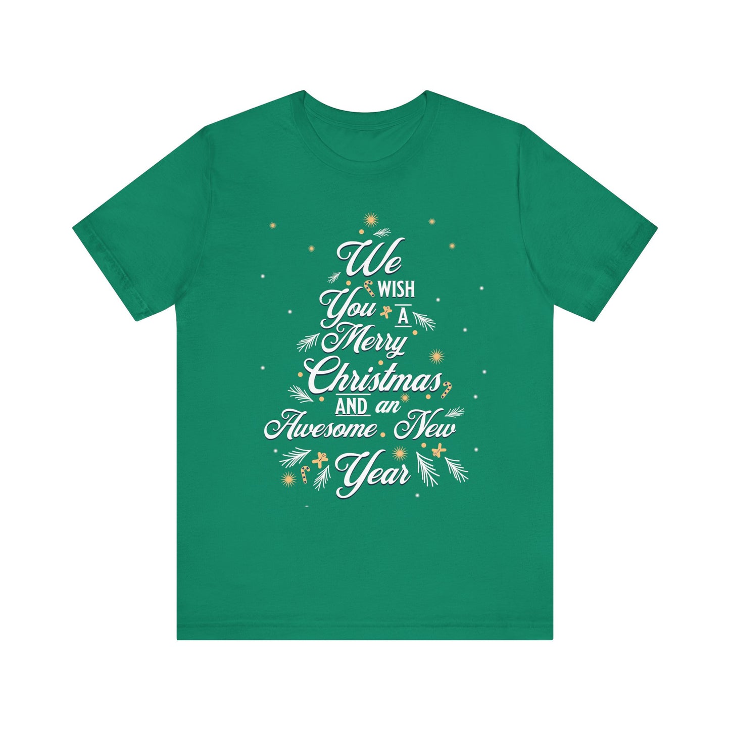 Christmas Spirit Short Sleeve Tee (Unisex S-3XL) in XL