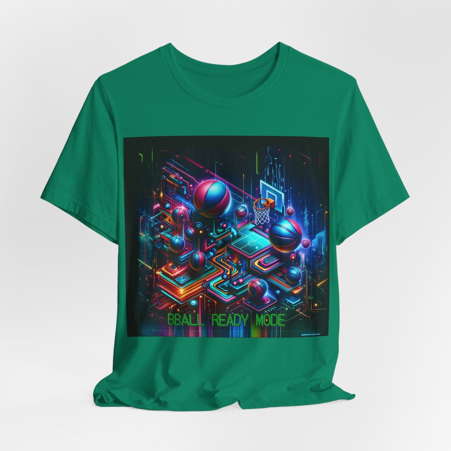 BBall Ready Mode – Athletic Graphic Tee (Unisex, S–3XL) in green