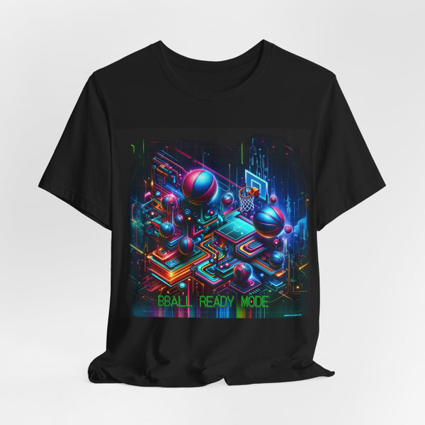 BBall Ready Mode – Athletic Graphic Tee (Unisex, S–3XL) in black