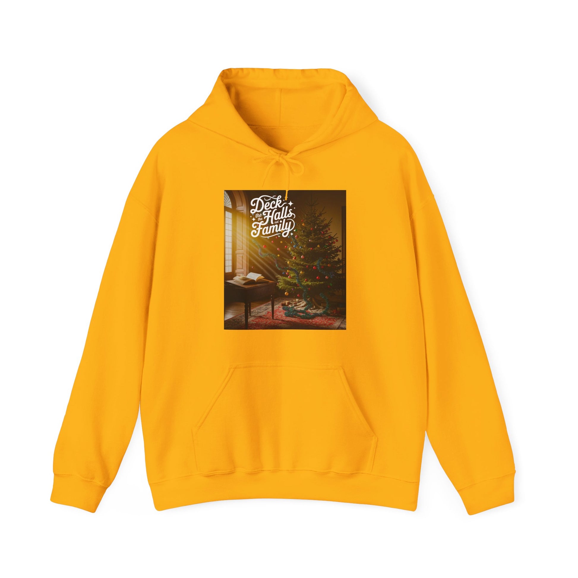 Deck the Halls Not the Family Hoodie (Unisex S - 5XL) in M