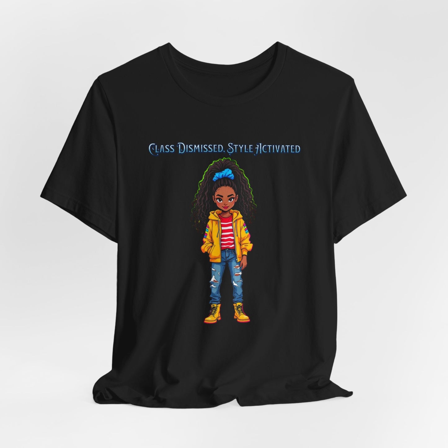 Style-Activated Campus – Street-Ready Graphic Tee (Unisex, S–5XL) in black
