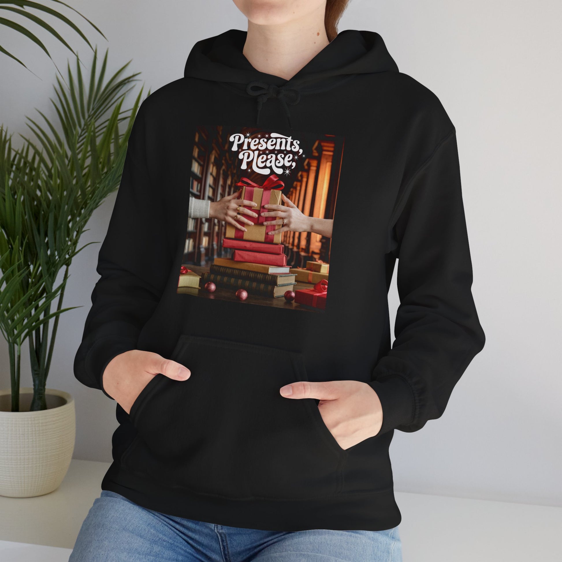 Presents, Please Library Gift Hoodie (Unisex S-5XL) in S