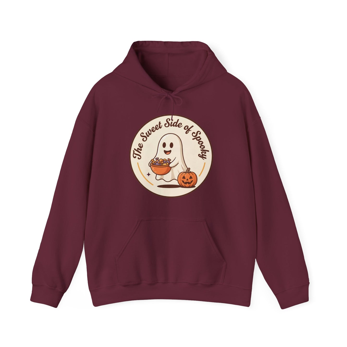 A maroon pullover hoodie with 'Miss Attitude' printed in white script across the chest, accented by a red swoosh line underneath, shown on a plain white background.