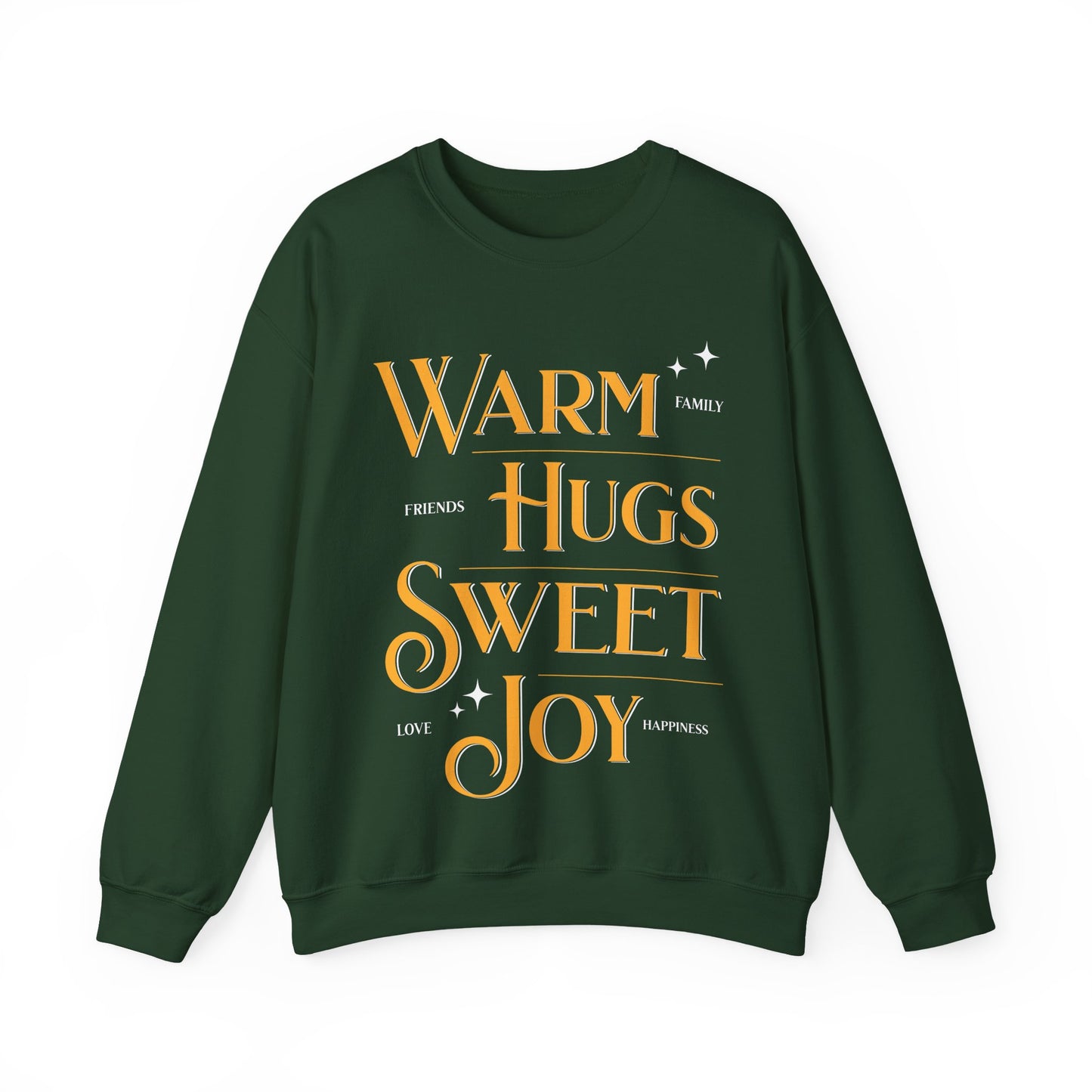 Warm Hugs Crewneck Sweatshirt (Unisex S-3XL) in Maroon