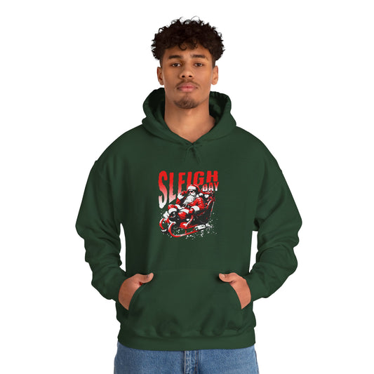 Sleigh Day, Cool Claus Hoodie (Unisex S-5XL) in S