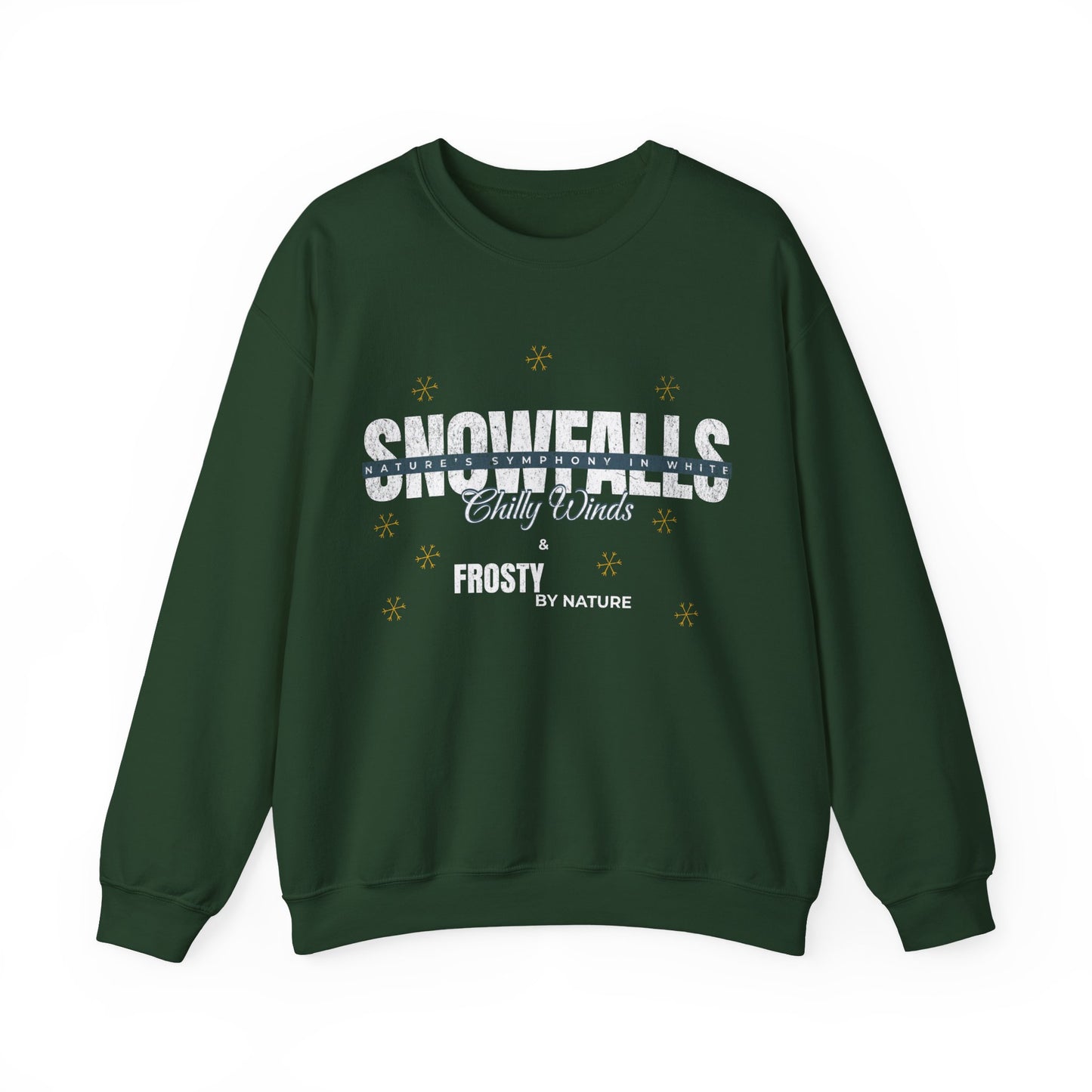Snowfalls Crewneck Sweatshirt (Unisex S-3XL) in Royal