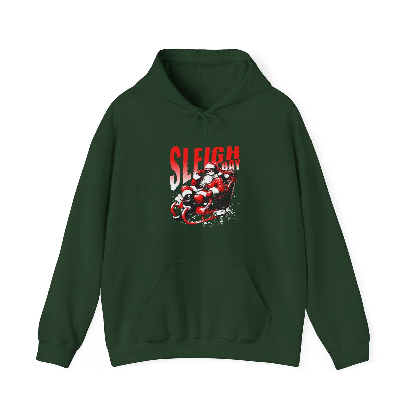 Sleigh Day, Cool Claus Hoodie (Unisex S-5XL) in M