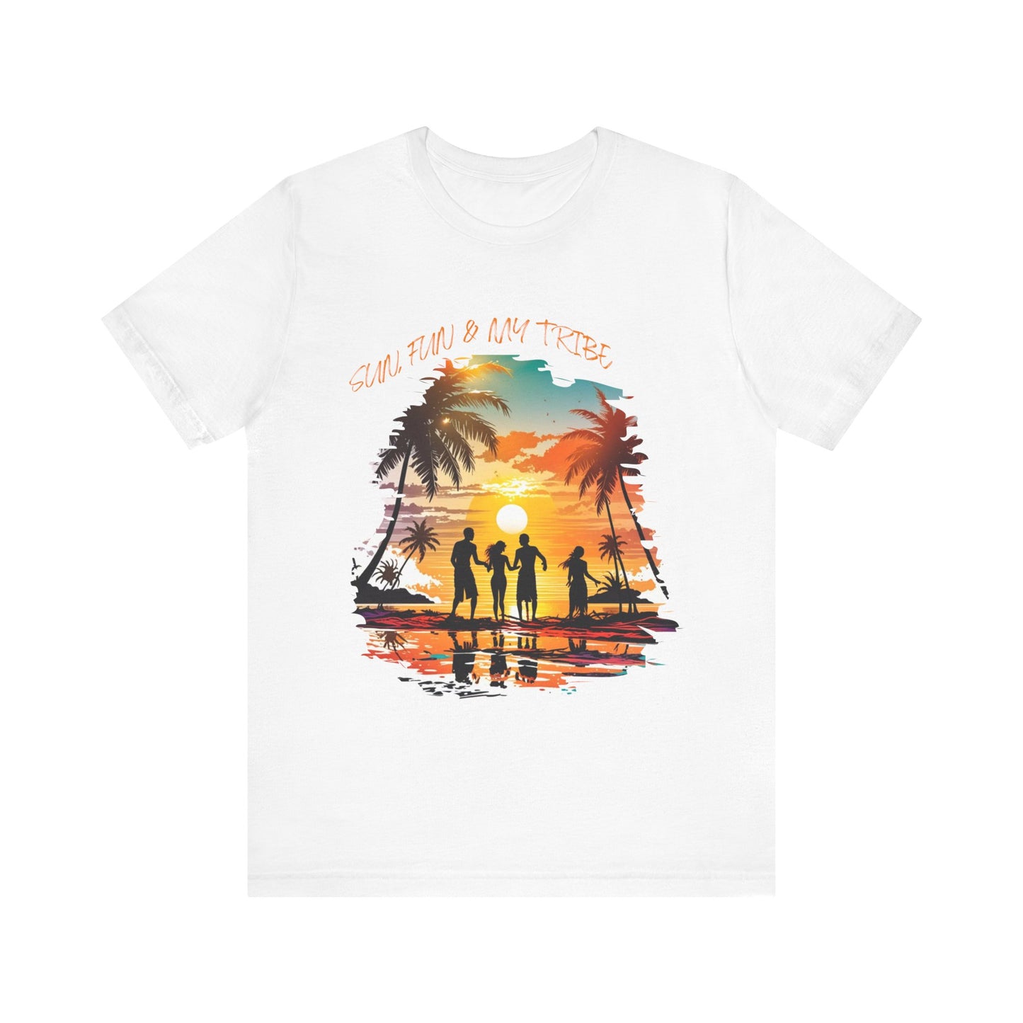 Sun, Fun & My Tribe Tee | Beach Sunset Shirt