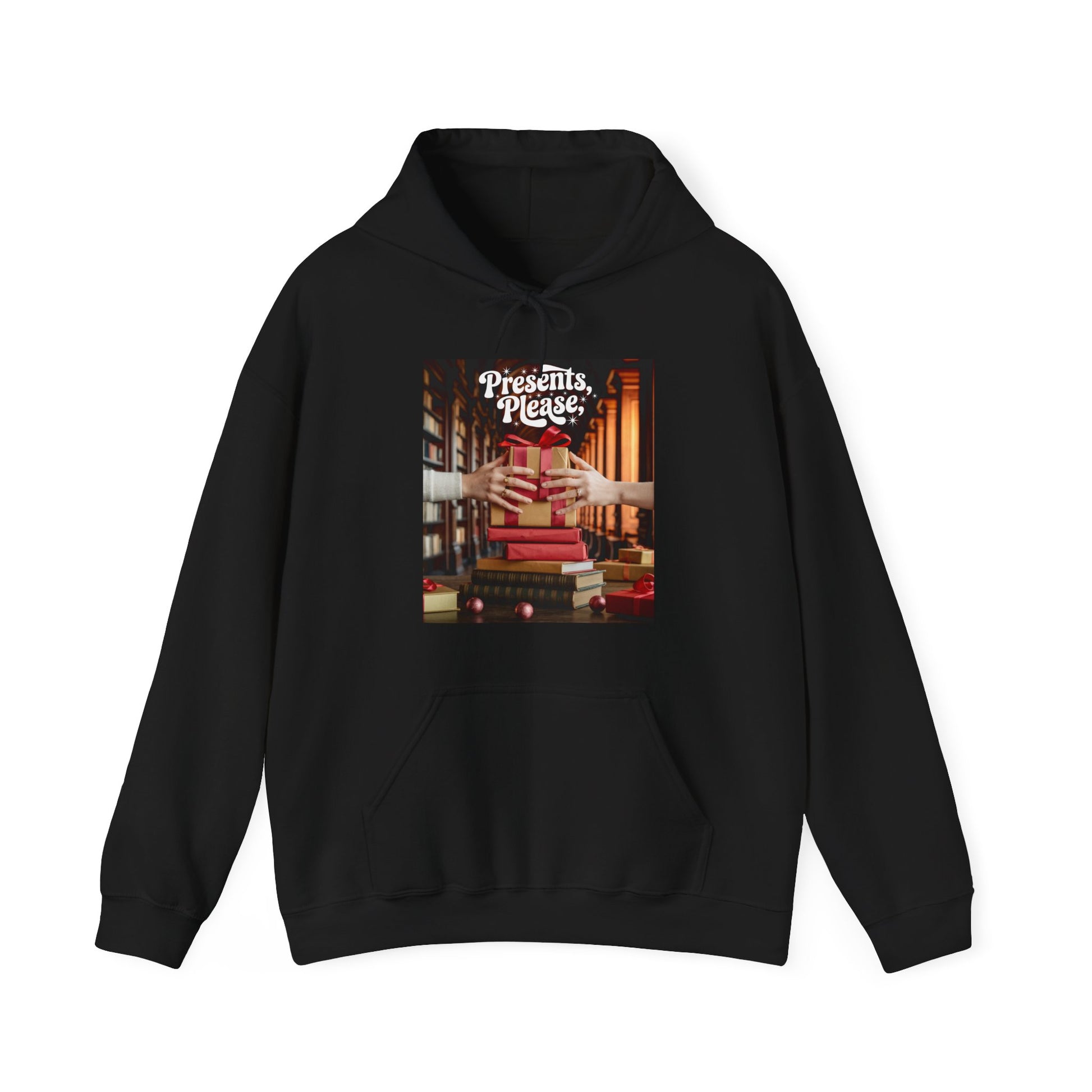 Presents, Please Library Gift Hoodie (Unisex S-5XL) in M