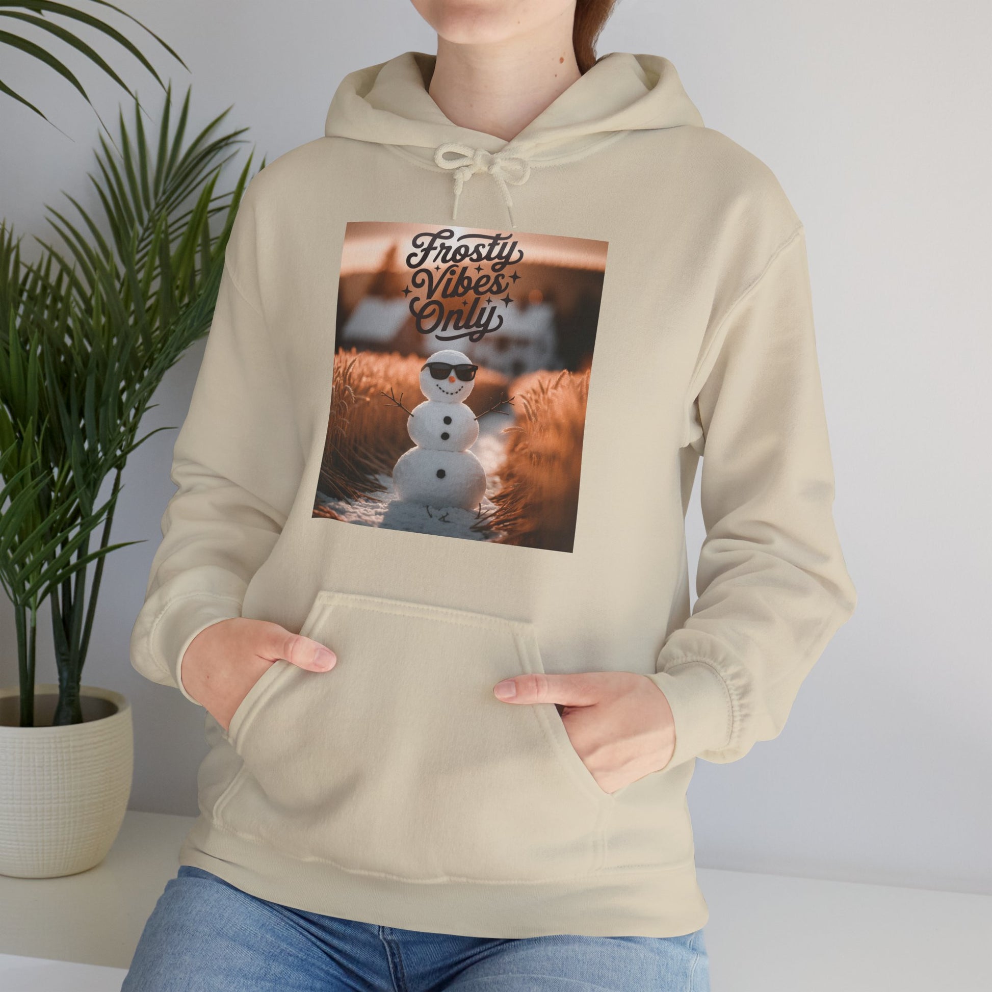 Frosty Vibes Only Hoodie (Unisex S-5XL) in S