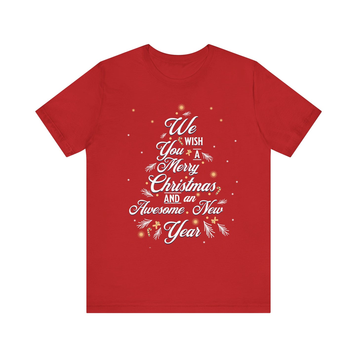 Christmas Spirit Short Sleeve Tee (Unisex S-3XL) in M