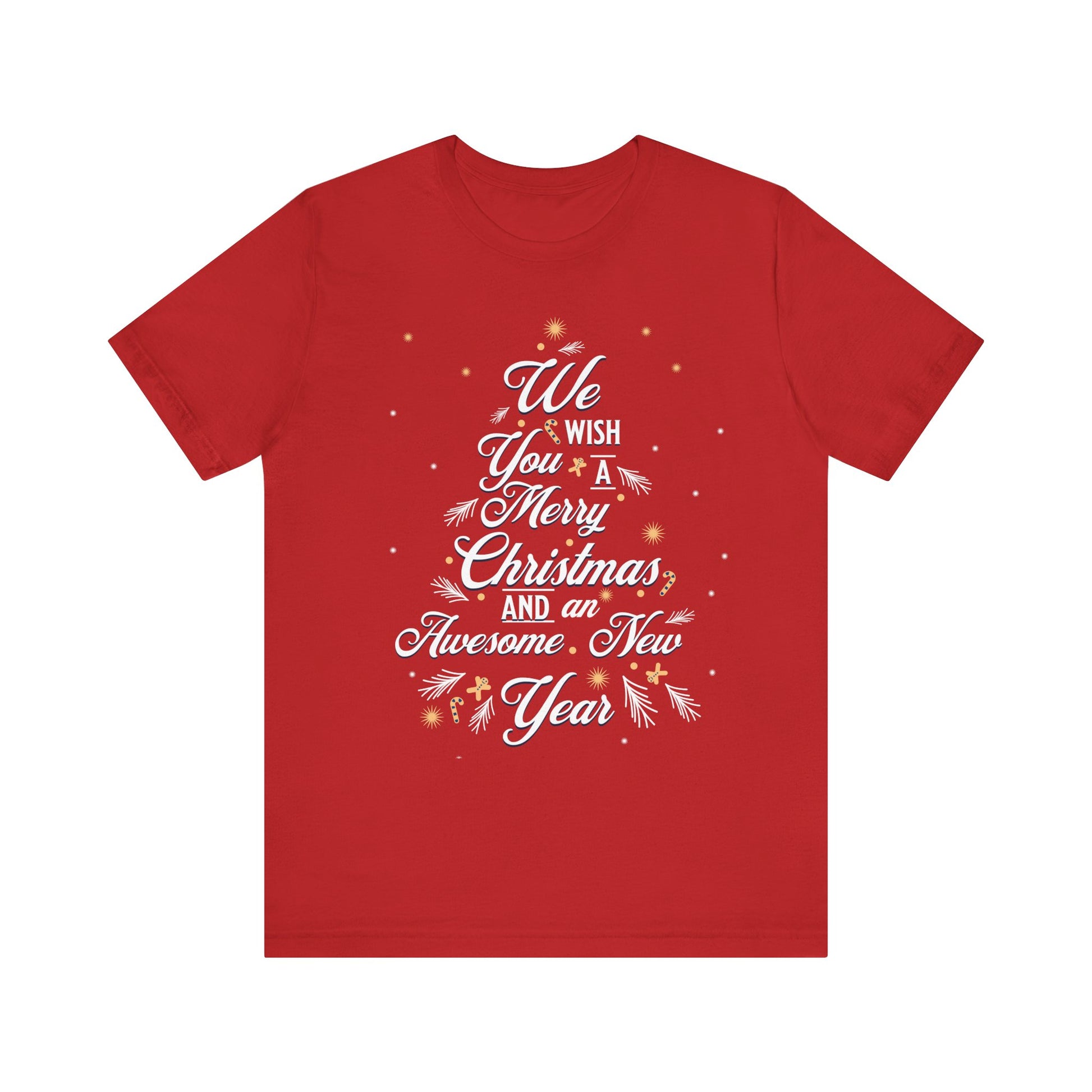 Christmas Spirit Short Sleeve Tee (Unisex S-3XL) in M
