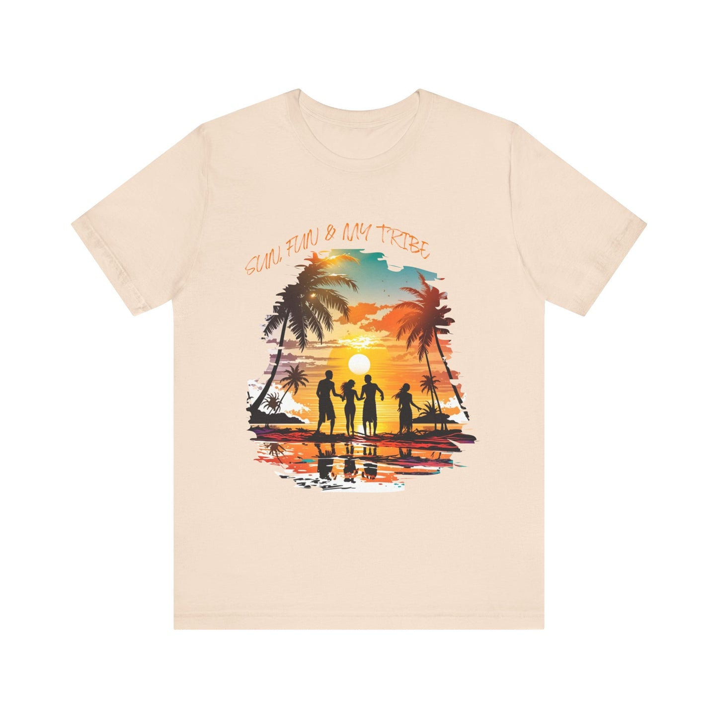 Sun, Fun & My Tribe Tee | Beach Sunset Shirt