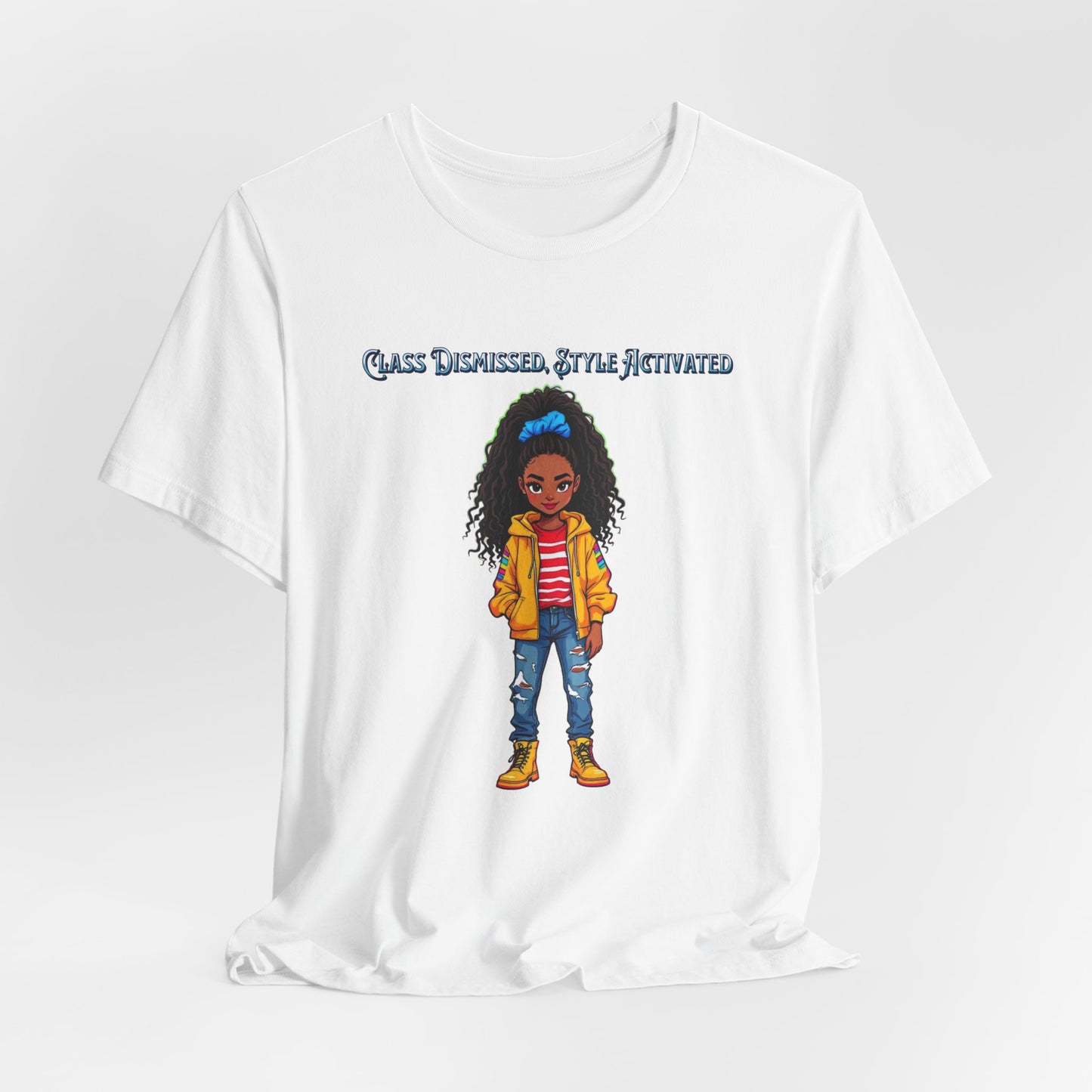 Style-Activated Campus – Street-Ready Graphic Tee (Unisex, S–5XL) in white