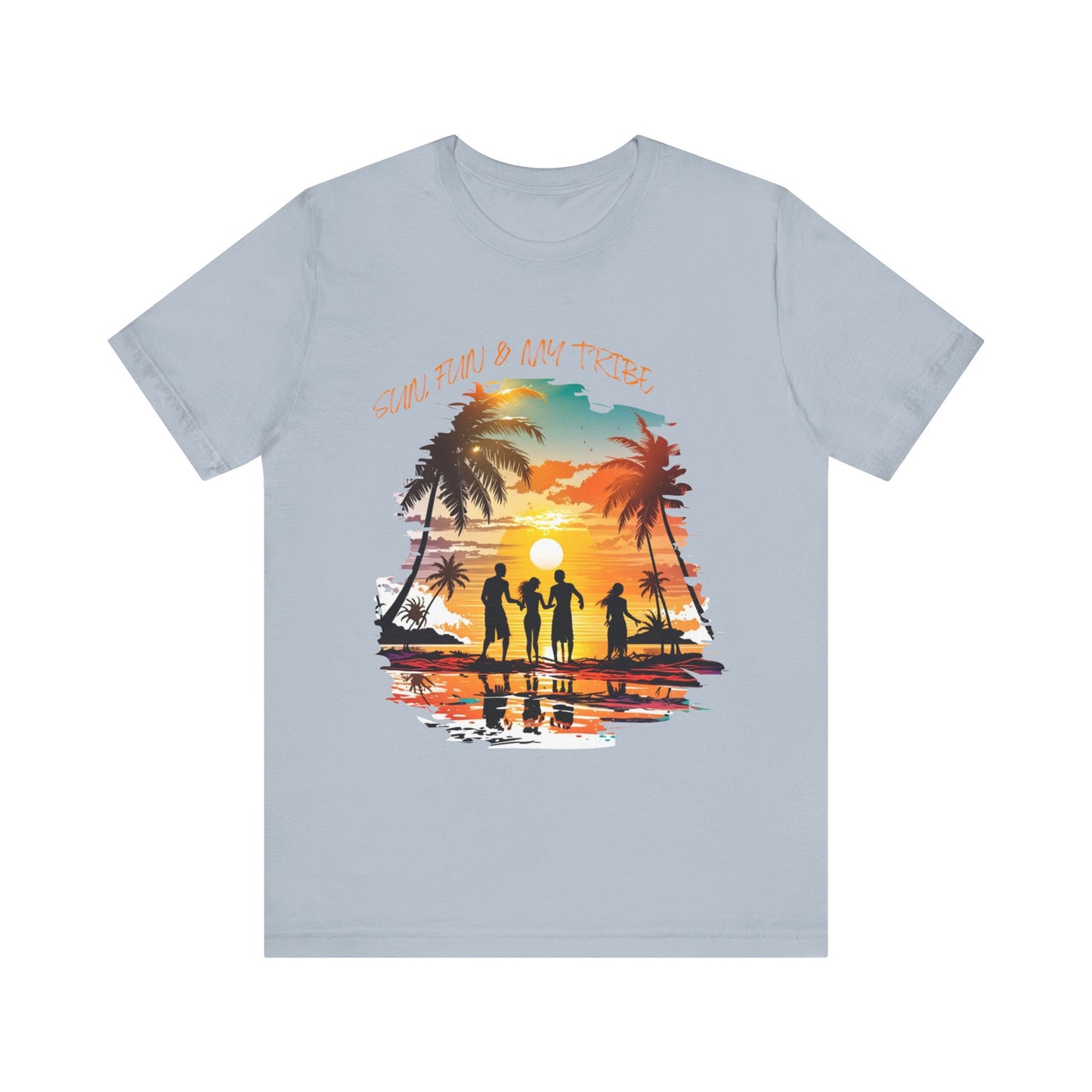 Sun, Fun & My Tribe Tee | Beach Sunset Shirt