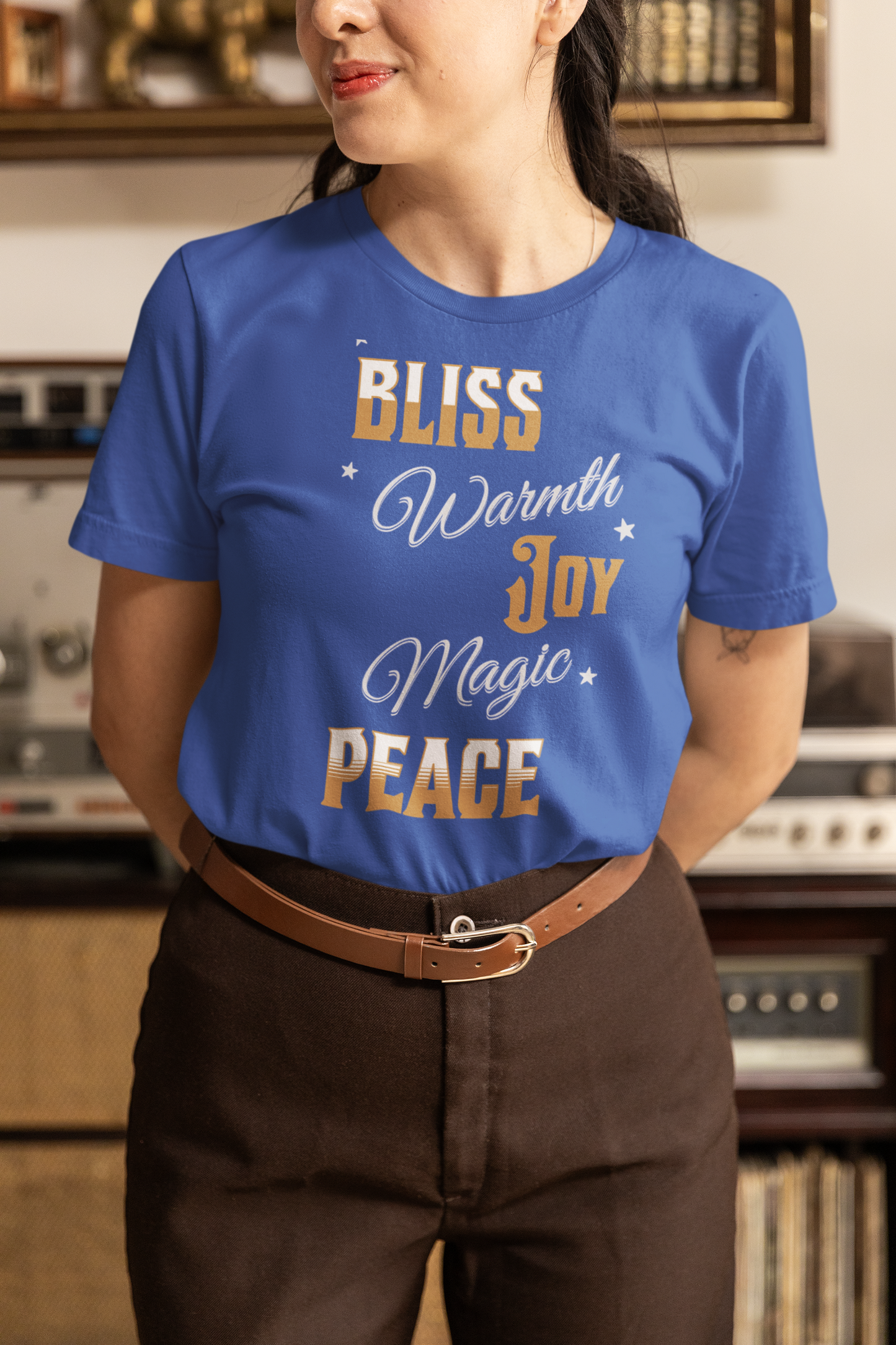 Bliss Warmth Joy Peace Magic Tee (Unisex S-3XL) in S