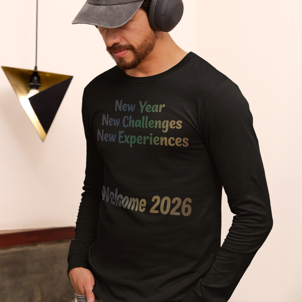 Welcome 2026 New Year Shirt in Black