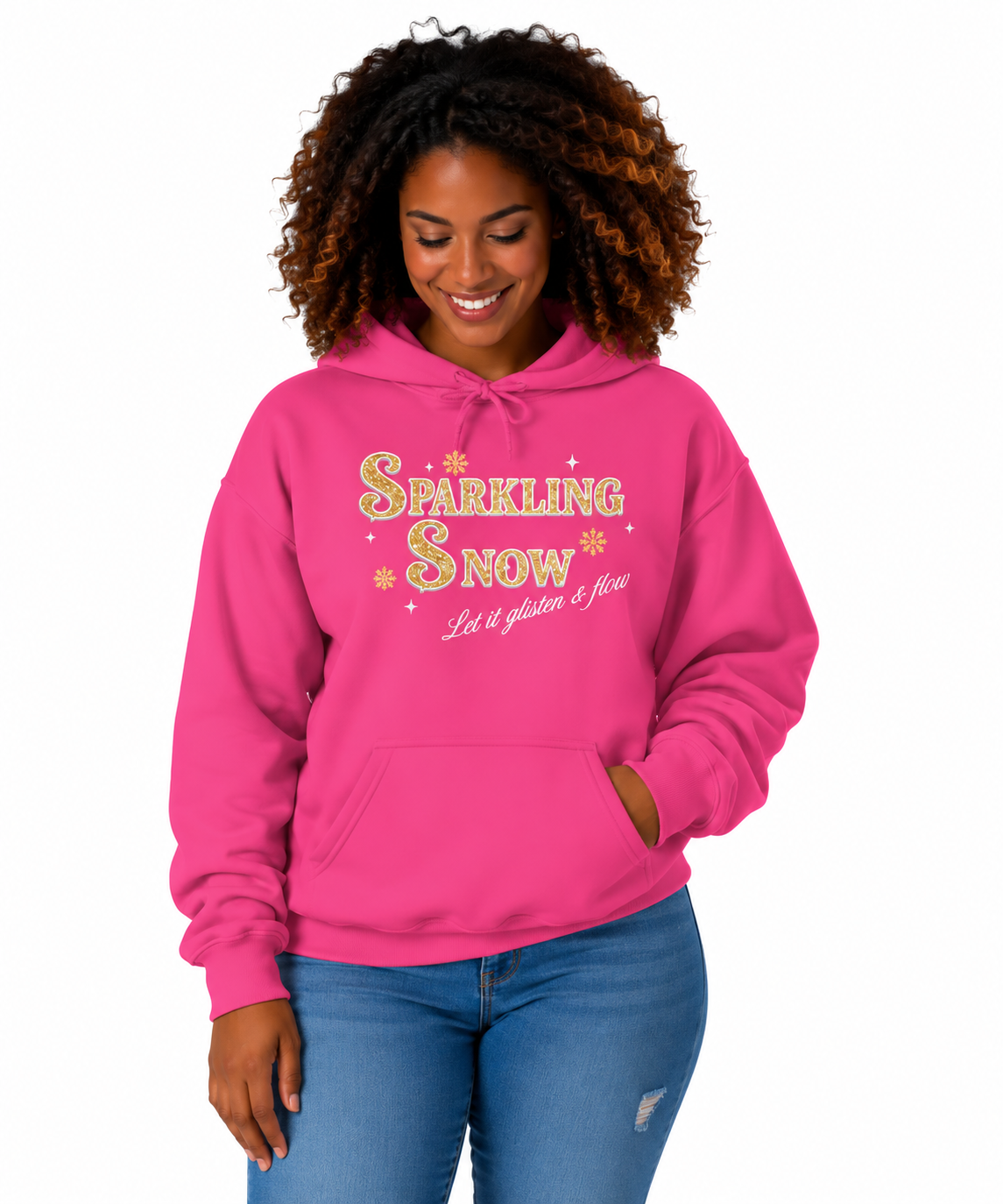 Sparkling Snow Winter Hoodie