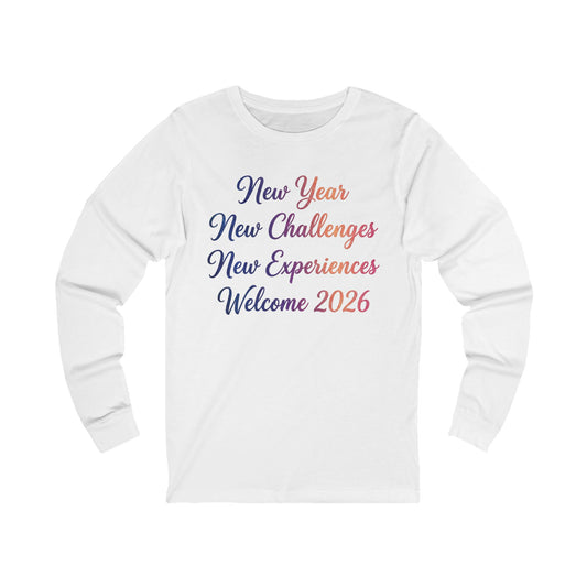 Welcome 2026 New Year Shirt in Athletic Heather