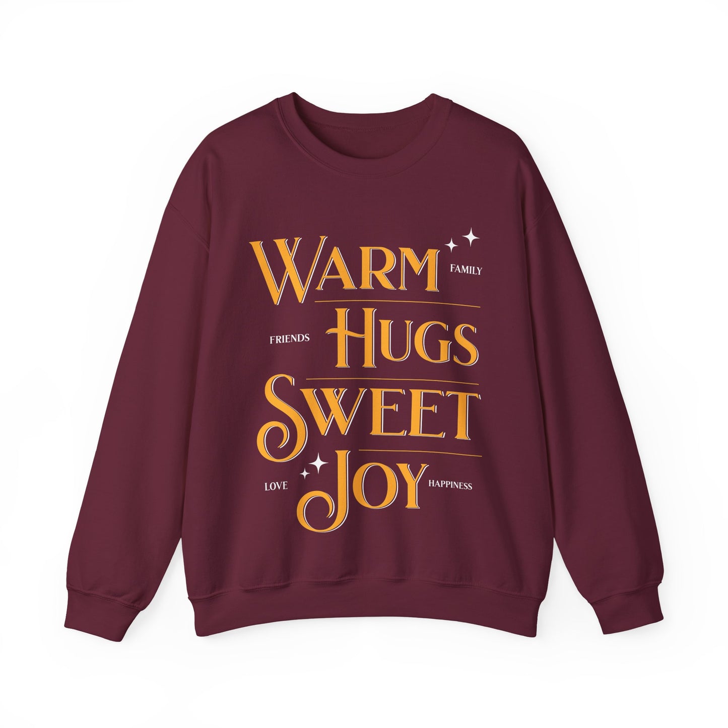 Warm Hugs Crewneck Sweatshirt (Unisex S-3XL) in Navy