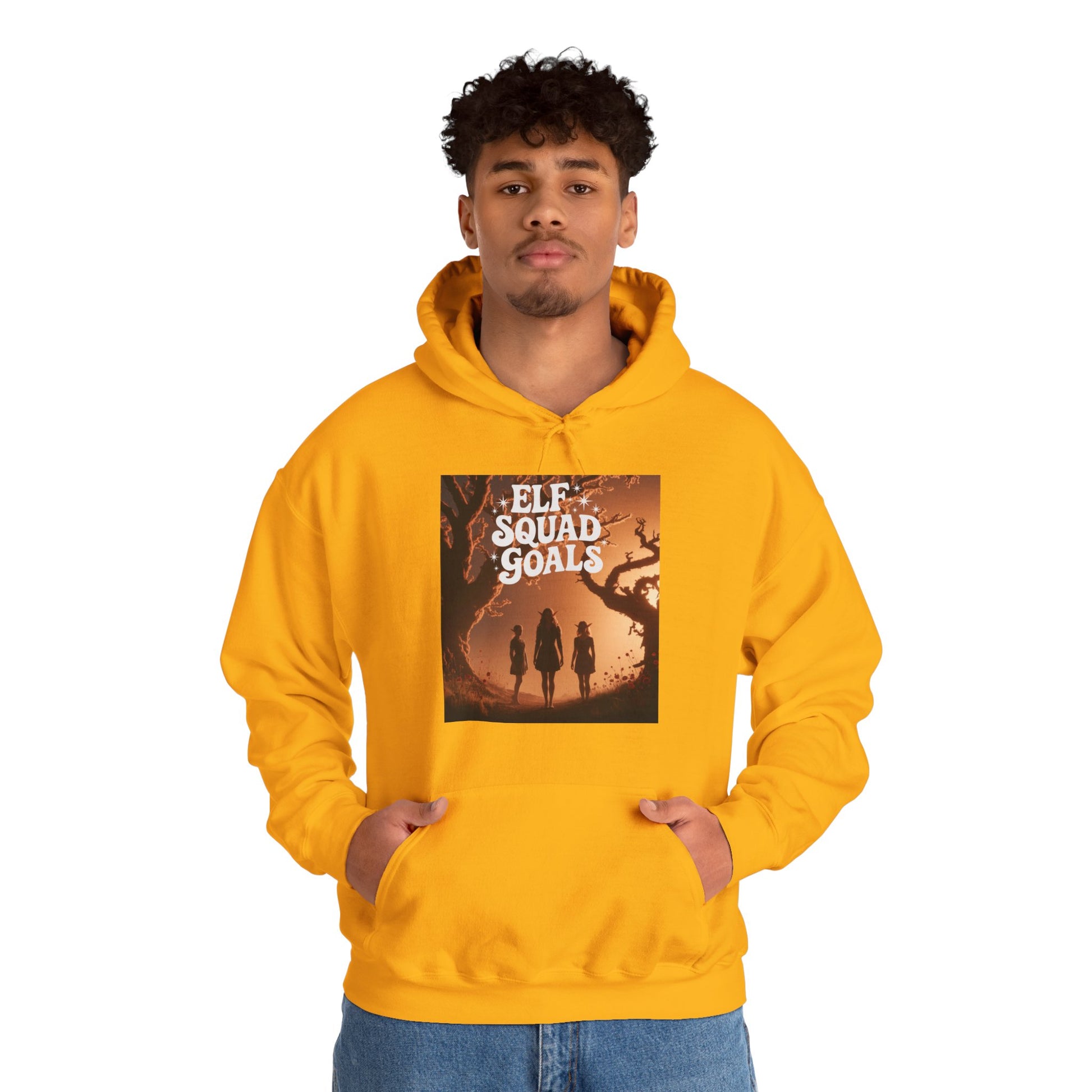 Elf Squad Goals Hoodie (Unisex S-5XL) in S