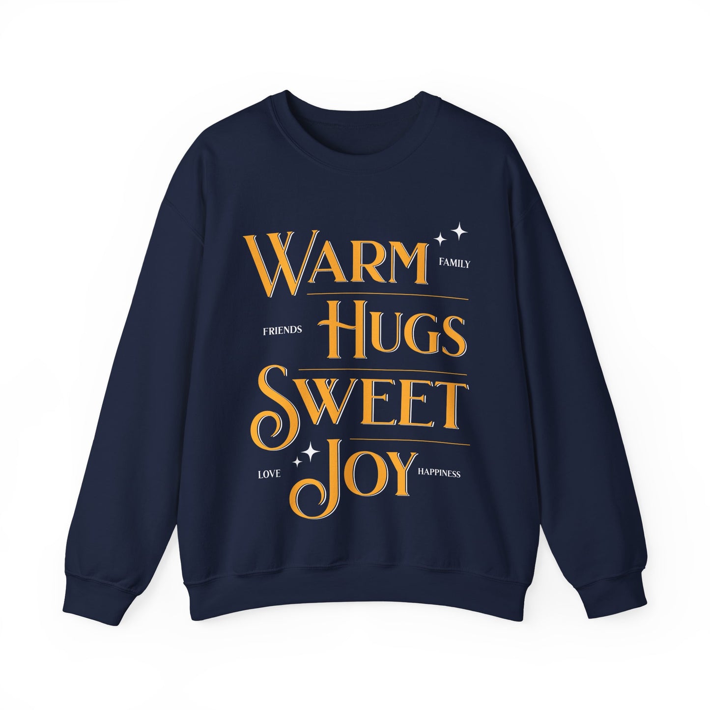 Warm Hugs Crewneck Sweatshirt (Unisex S-3XL) in Forest Green