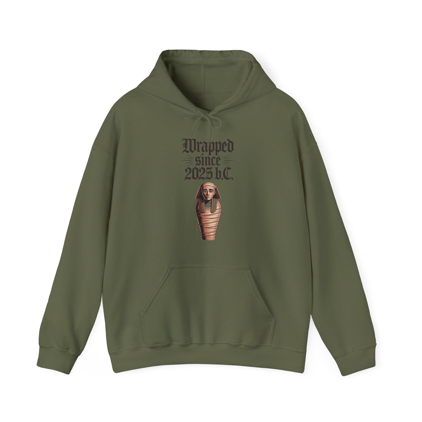 Wrapped Since 2025 B.C. Mummy Hoodie