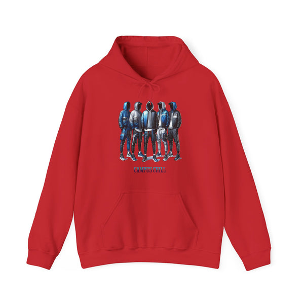Campus Chill Hoodie – Cozy Campus Graphic Hoodie (Unisex, S–5XL) in red