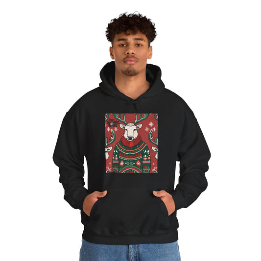 The Royale Reindeer Hoodie (Unisex S-5XL) in S