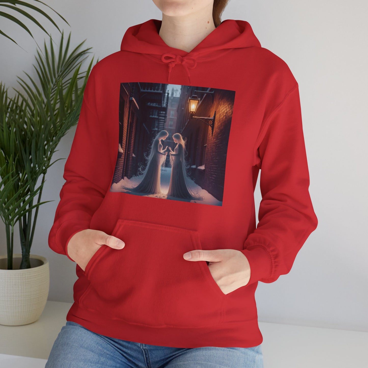 Midnight Ghost Mirror Hoodie (Unisex S-5XL) in M