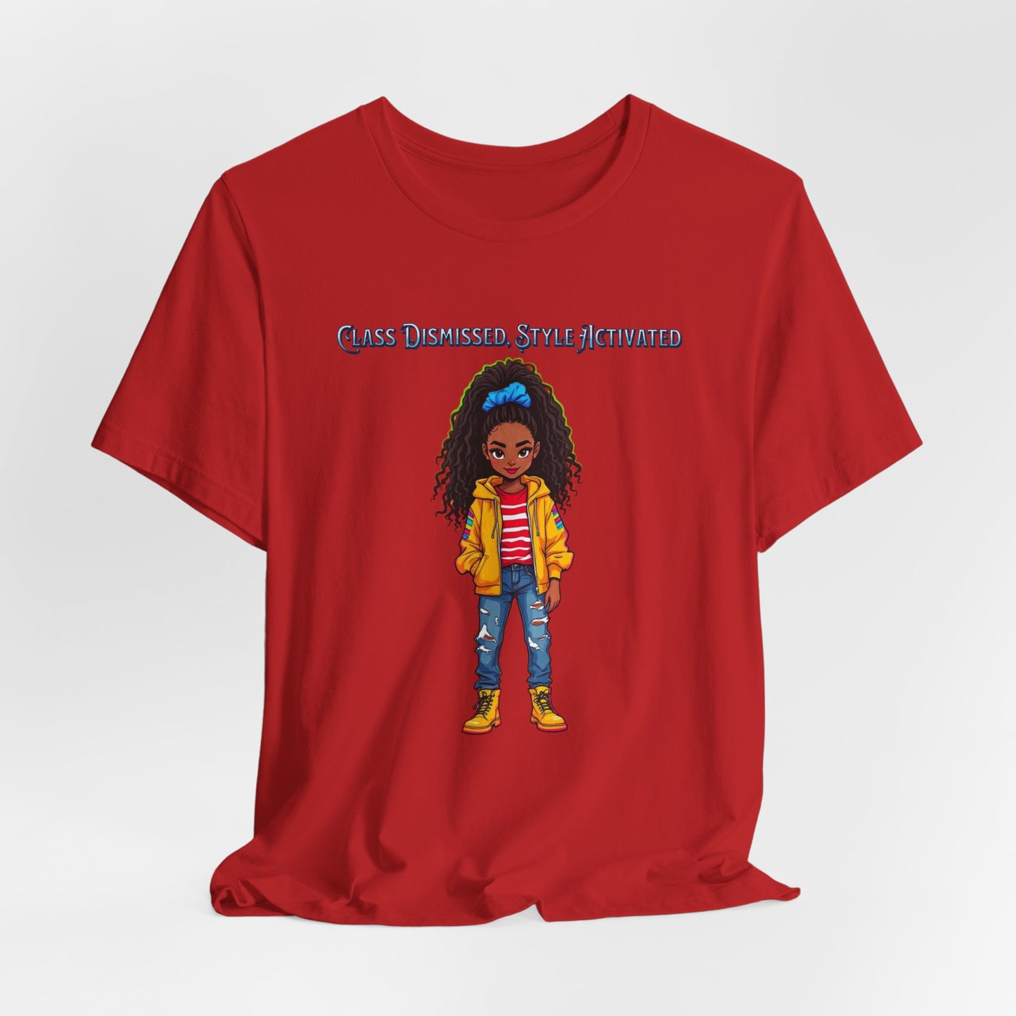 Style-Activated Campus – Street-Ready Graphic Tee (Unisex, S–5XL) in red