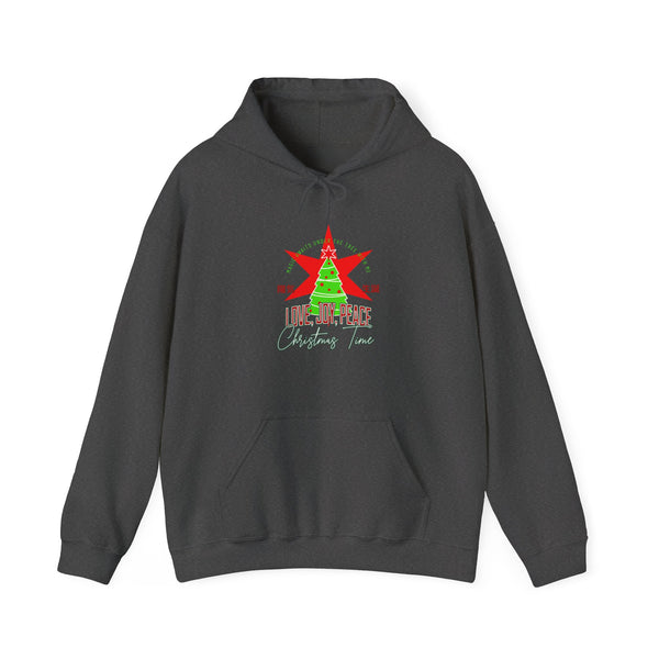 Love, Joy, And Peace Star Hoodie (Unisex S-5XL) in S