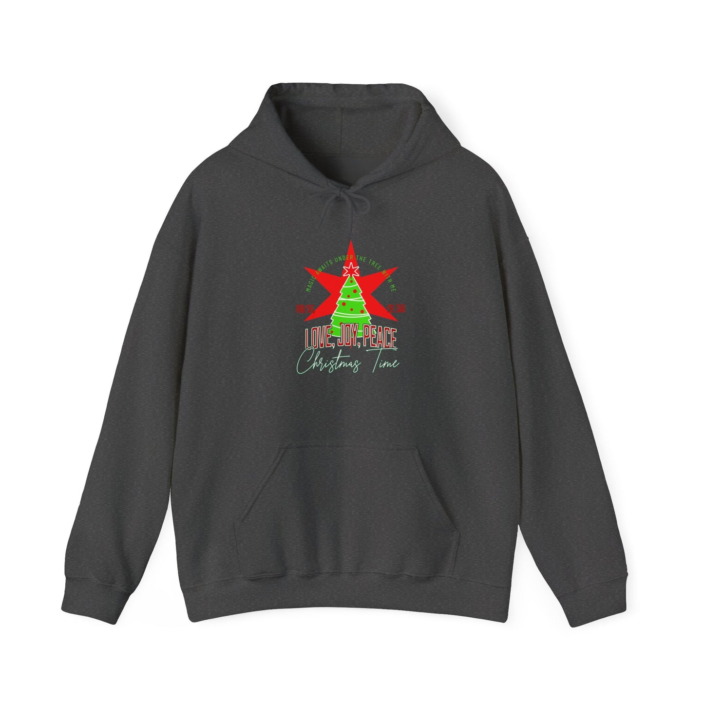 Love, Joy, And Peace Star Hoodie (Unisex S-5XL) in S