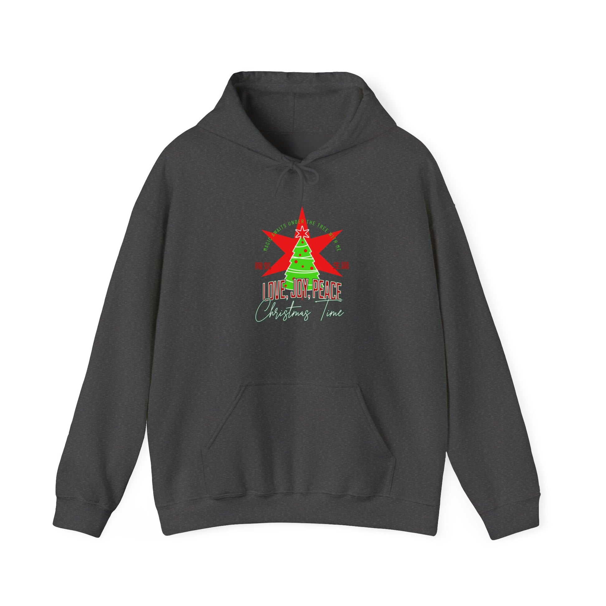 Love, Joy, And Peace Star Hoodie (Unisex S-5XL) in S