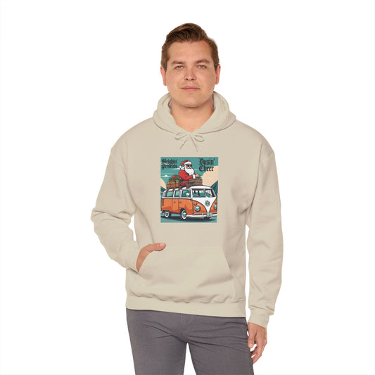 Santa Surf & Sleigh Hoodie (Unisex S-5XL) in S